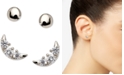 AVA NADRI 2-Pc. Set Crystal Crescent Stud Earrings